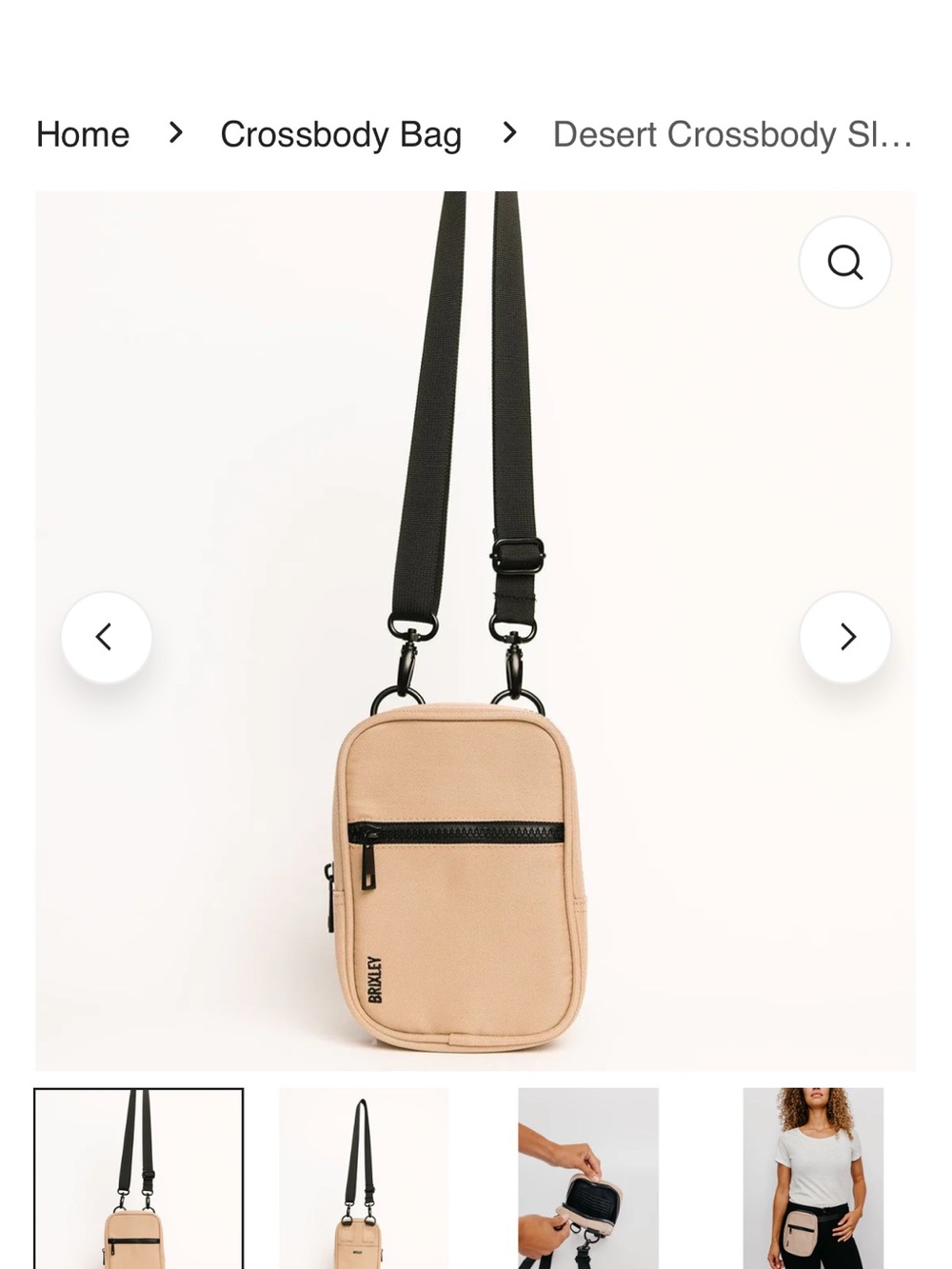 Brixley Desert Crossbody Sling Bag